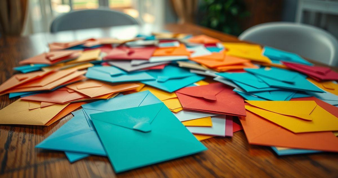 Envelope Colorido Preço Atraente
