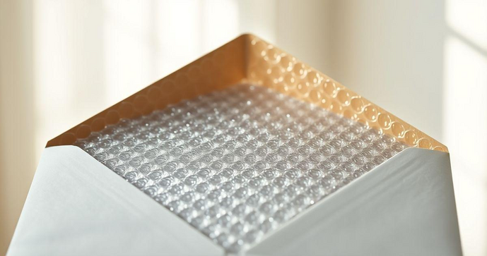 Envelope com Plástico Bolha Interno para Proteção e Praticidade