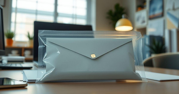 Envelope plástico para nota fiscal garante proteção e organização
