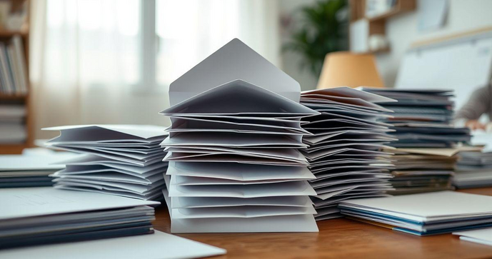 Envelope vazio é a solução ideal para otimizar seu armazenamento e organização de documentos